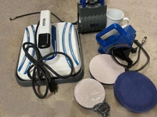 hand held 10 x 12 vevor heat press with attachments