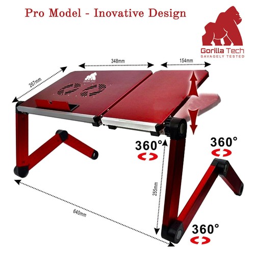 Christmas Gift Folding Compact Laptop Stand Sofa Bed Tabel Couch Kitchen Adjust - 第 7/50 張圖片