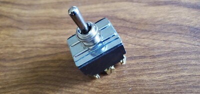 Carling Technologies HM254-73 4PDT On-Off-On Heavy Duty Toggle Switch Center-Off