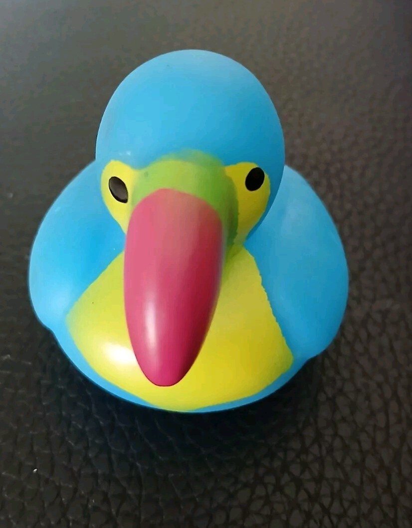 New Blue Toucan Bath Toy Duck 2