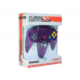 Wired Controller Joystick Compatible With Nintendo 64 N64 Console Grape Purple