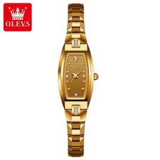 Ladies Fashion Luxury Slim Thin Watch Tungsten Steel Band Waterproof