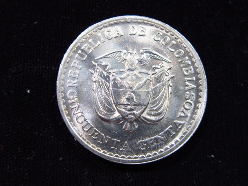Colombia 50 Centavos 1965 Unc World Coin h1994 - Picture 2 of 2