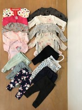 Carter's, Others Infant Girls Clothing Lot of 17 3 New Size Newborn