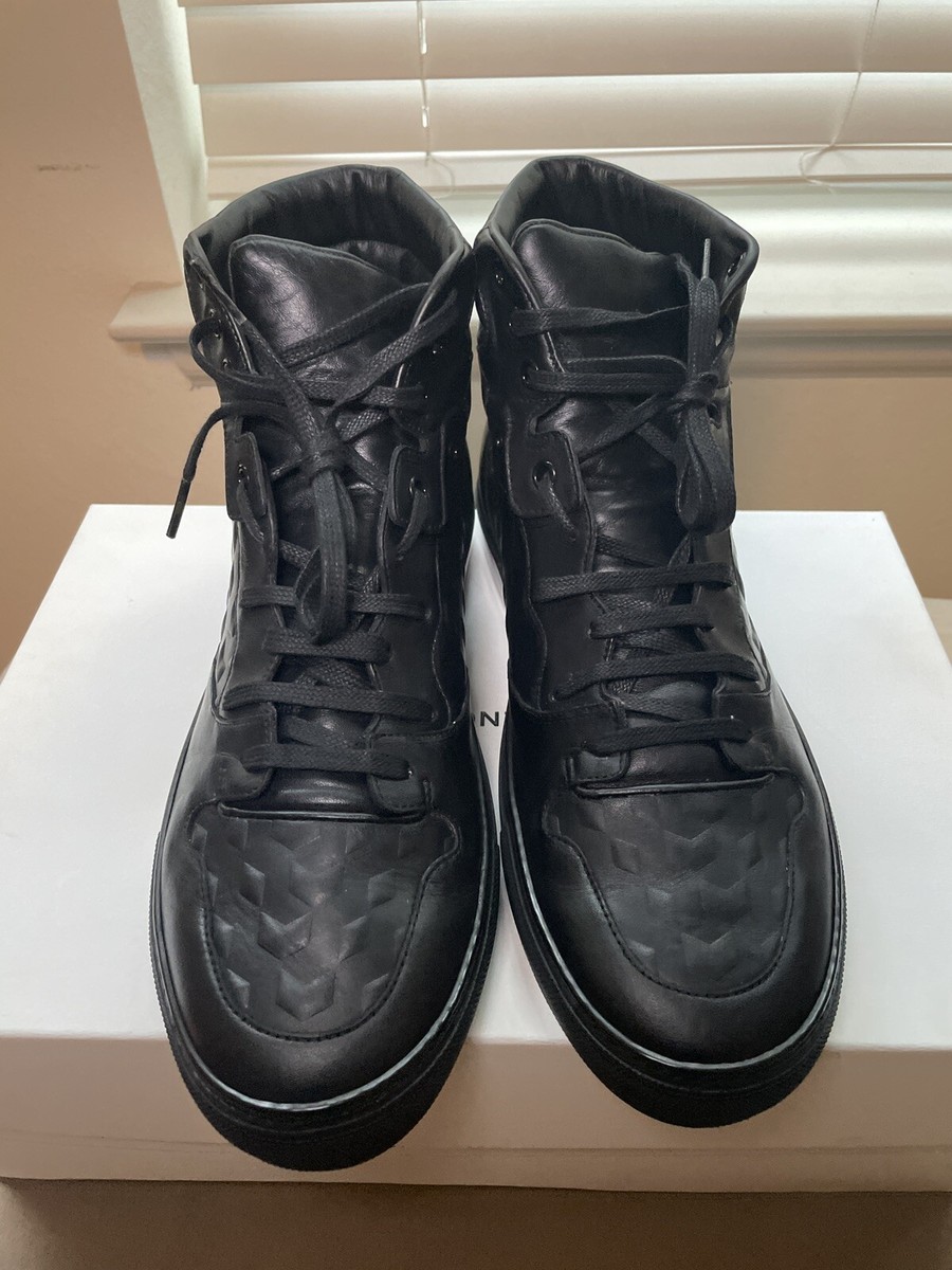 Balenciaga Veau Nappa Souple Leather Black Sneakers EU Size  display picture 1