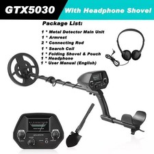 Waterproof Detector De Metales Oro y Plata LCD Display Deep Ground Gold Finder