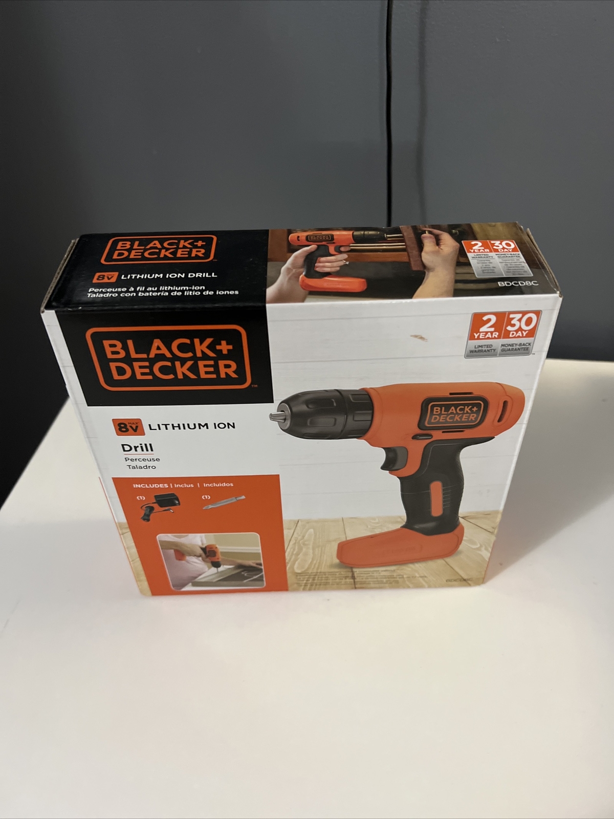 BLACK+DECKER BDCD8C 8V Max Cordless 