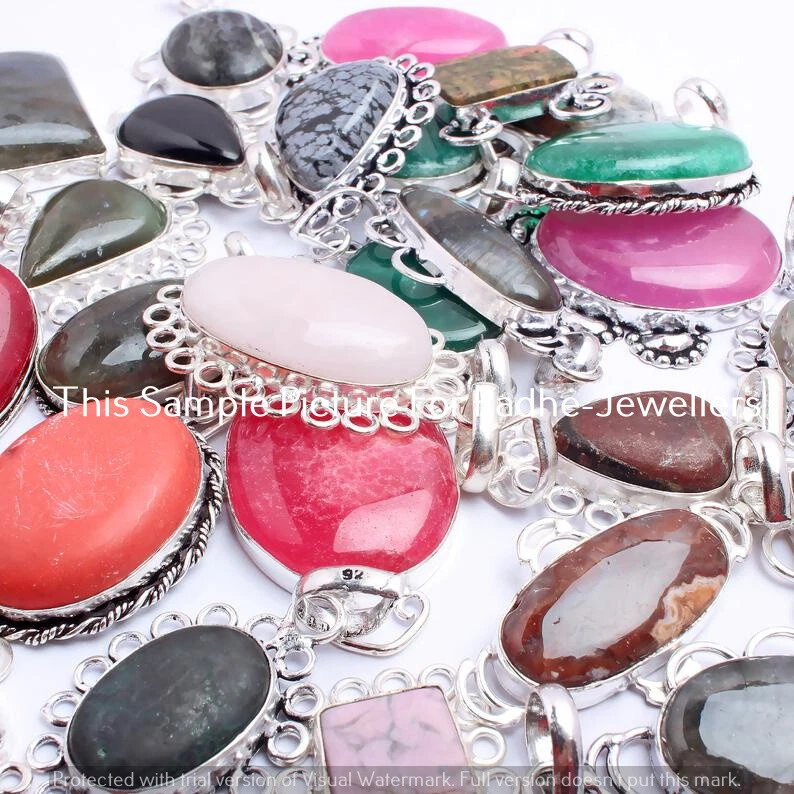 01 50 Piece Bulk Women Pendant Wholesale Lot 925 Sterling Silver