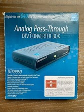 Digital Stream DTX9950 Analog Pass-Through DTV Converter Box w/Remote  Manual