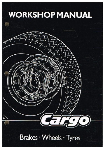 FORD IVECO CARGO 90-150 BRAKING SYSTEM & WHEELS ORIGINAL 1988 REPAIR MANUAL