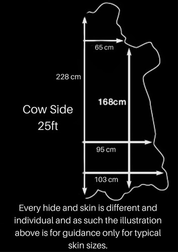 Canada Cow Hide (0.9-1.1mm 2-3oz) Glazed Leather For Making Bags & Jackets. - Picture 3 of 27