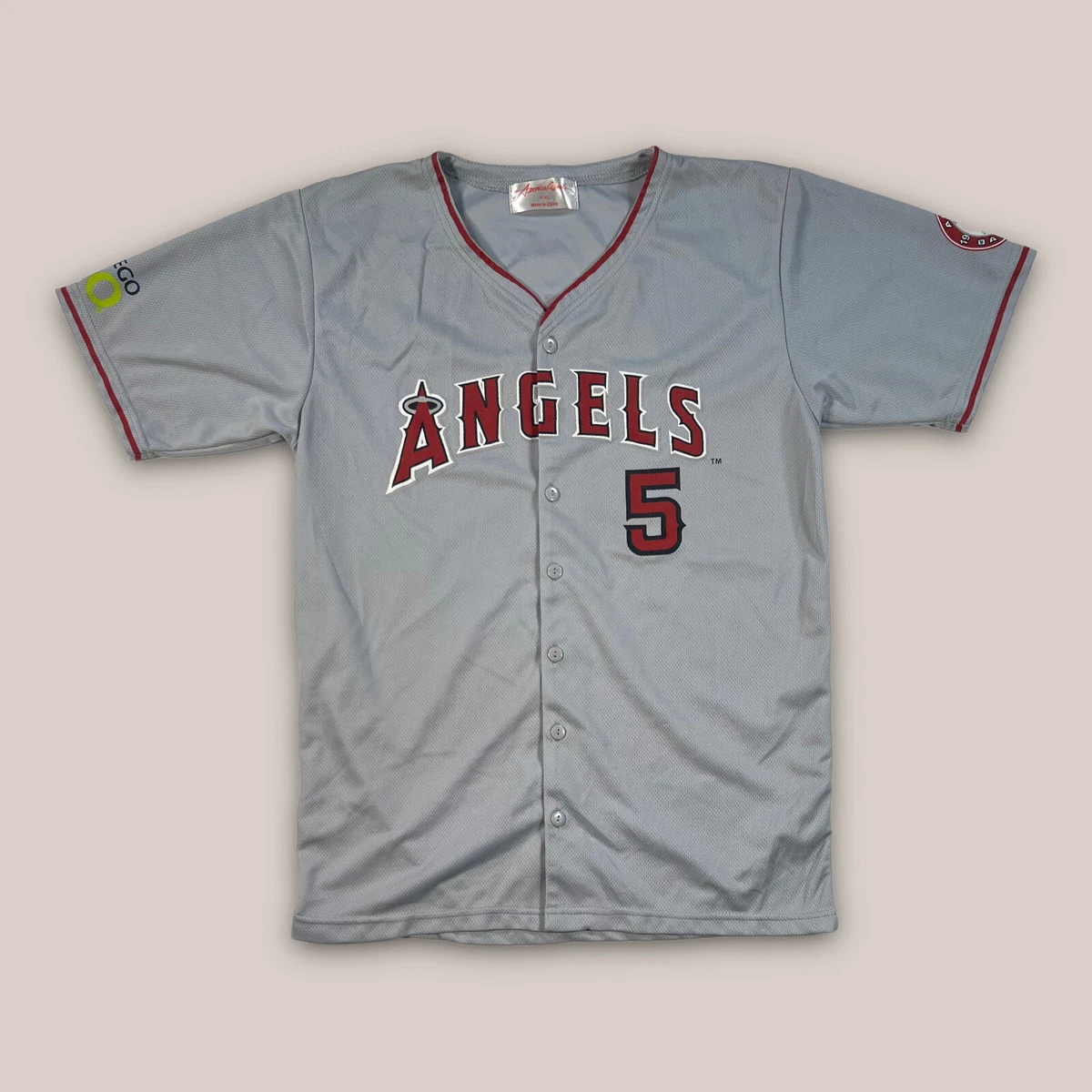 Los Angeles Angels Mathis #5 Baseball Gray Jersey YOUTH XL American Casuals  MLB