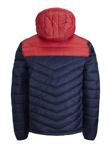Jack & Jones Mens JJEHERO Hooded Puffer Jacket - Picture 8 of 25