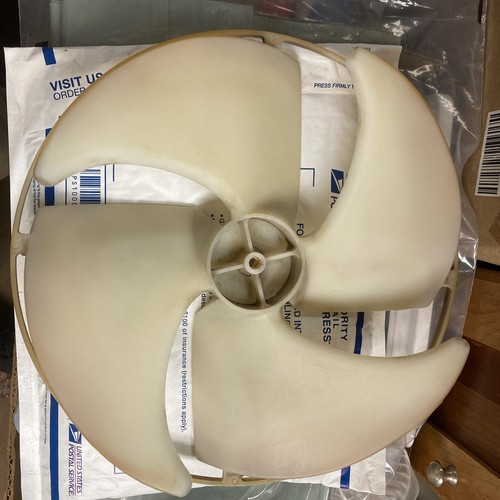 GE WINDOW AIR CONDITIONER FAN BLADE 11 1/2 PART # AHS06LXW1 OEM PARTS - Picture 2 of 4