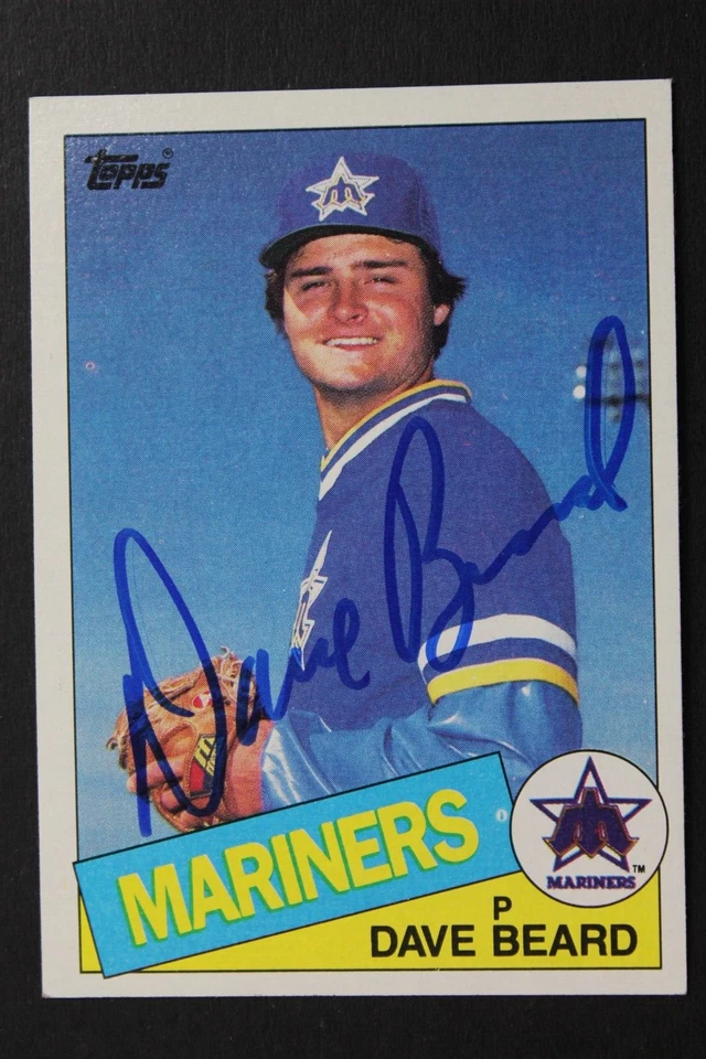 Dave Beard Mariners Athletics Cubs Autographed 1985 Topps #232 Signed Card - Image 4 of 4