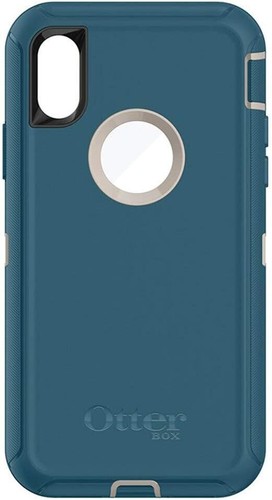 OtterBox DEFENDER Series Case for Apple iPhone X / iPhone Xs - Big Sur BLUE - Picture 2 of 6