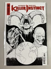Killer Instinct #6 Black and White Incentive Variant 2017 Dynamite Comics VF