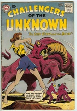 CHALLENGERS OF THE UNKNOWN #15 3.5 // DC COMICS 1960