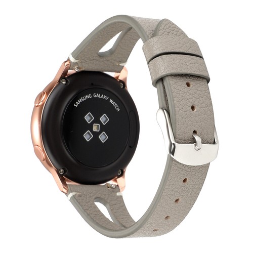 Slim Leather Band Women Strap for Samsung Galaxy Watch 3 41/45mm Active2 40/44mm - Picture 35 of 38