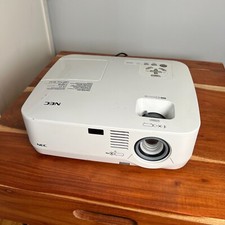 NEC NP410 2600 Lumen Portable Series Projector 3LCD POWERED ON - No Power Cable