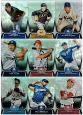 2012 Bowman Platinum Prospects Base, Refractor, Green, Purple You Pick the Card