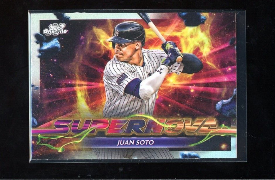 2024 Topps Chrome Cosmic JUAN SOTO SSP Supernova Refractor SSP
