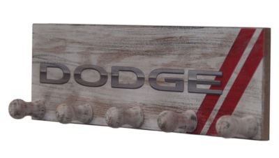 cooles Dodge Holzschild m Haken Garderobe 46x11x6,5 cm aus USA neu+lizenziert