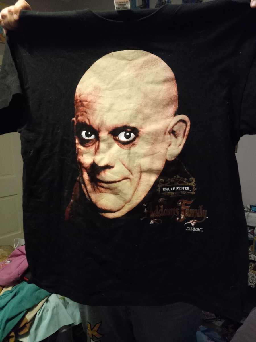 Vintage 90's The Addams Family Uncle Fester Tee T Shirt Size