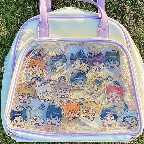 Anime Glitter Pendant Haikyuu!! Keychain Acrylic Keyring 5.5cm Sakusa Kiyoomi - Picture 2 of 23