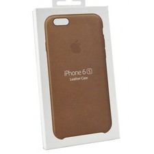 Image of Genuine official Apple Natural European Leather Back Cover Case for iPhone 6/6S 