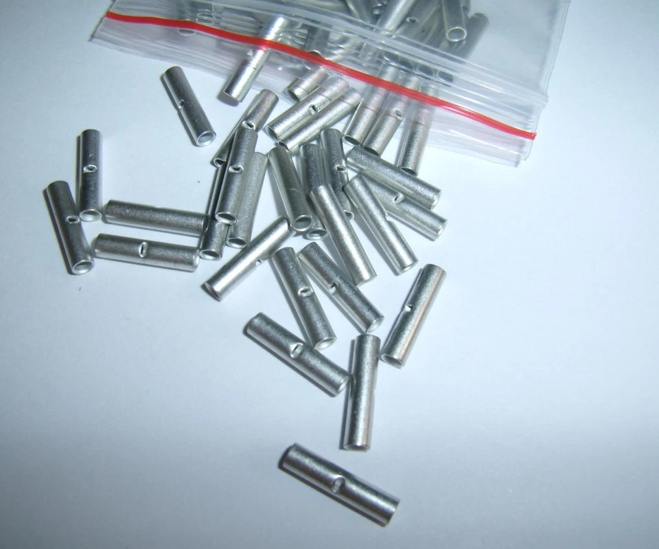 150 Uninsulated Car Wire Butt Connectors 12-10 16-14 22-18 Ga AWG Gauge Terminal - Image 4 of 4