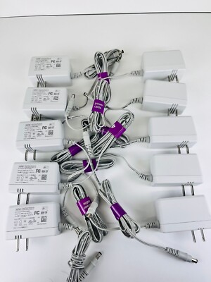 Lot Of 10 - APD Asian Power WB-24J12FU AC Adapter 12V 2A - White - Open Box