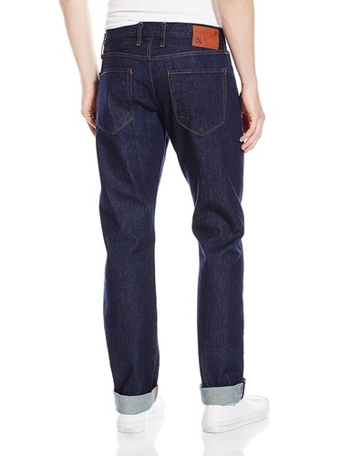 DL1961 MADE IN USA Carter Selvedge Denim Mens Slim Straight Jeans NEW $225 32x34 - 第 1/3 張圖片