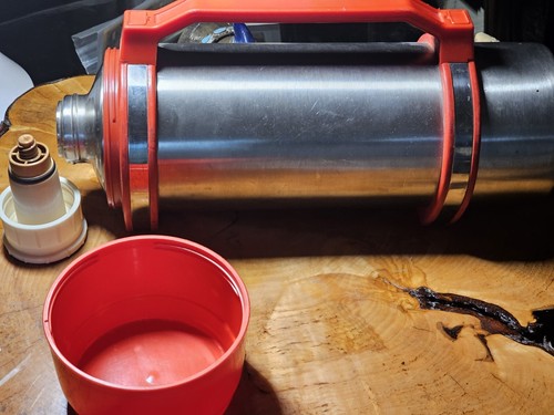 VTG Nissan Unbreakable Vacuum Stainless Steel Thermos 1.78 Ltr HOT/COLD GIANT - Picture 3 of 23