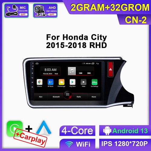 For Honda Fit City 2015-2018 Android CarPlay Car Radio GPS Multimedia Player - Picture 12 of 32