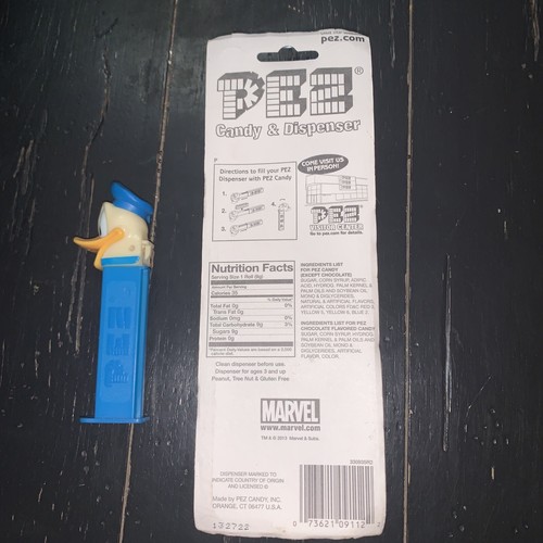 Vintage Walt Disney Donald Duck PEZ Dispenser Hungary Blue Base Footed & Marvel - Picture 5 of 7