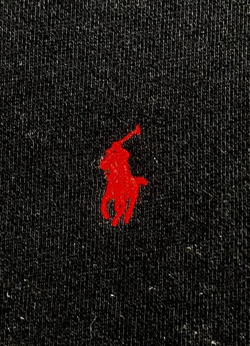POLO, by Ralph Lauren, Youth Sz Small, Black Fleece w/Red Embroidered LOGO. EUC. - Picture 4 of 10