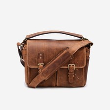 ONA Prince Street Leather-Antique Cognac-Camera Bag-Free ONA Kyoto Wristlet