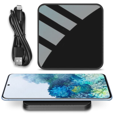 Ladegerät Kabellos 15W Qi Ladestation für Samsung Galaxy S25 S24 S23 Ladematte