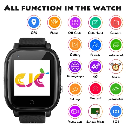 4G Kinder Smartwatch Telefonuhr Mit GPS Videoanruf Chat Jungen&Mädchen Geschenk - Bild 38 von 64