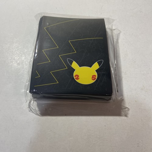 Pokemon Celebrations 25th Elite Trainer Box ETB Black Card Sleeves New - Picture 2 of 3