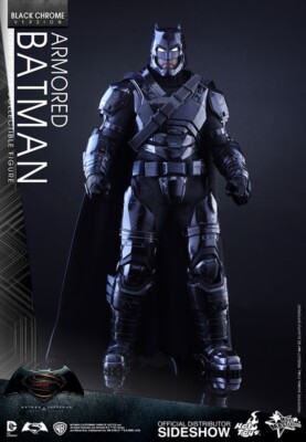 1/6 Armored Batman Black Chrome Version - Hot Toys EXCLUSIVE