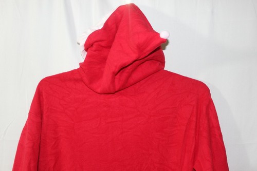 Unisex SANTA CLAUS Union Suit Sleeper w/Hood Pajamas Size S Christmas NEW (B82) - Picture 5 of 6