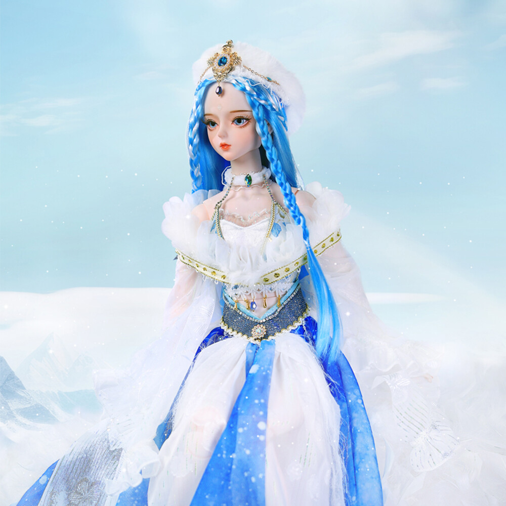 Poupée Blyth gothique 30 cm, peau blanche, peinte à la main, ensemble