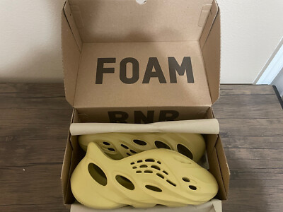 Size 11- Yeezy Foam Runner Sulfur BRAND NEW DS | eBay display picture 2