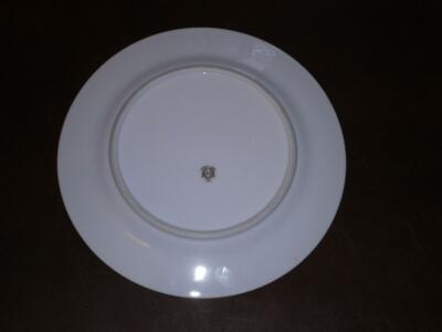 【ほりっち】 Vintage Noritake N73 c1940 Blue & Yellow Border Multicolor Floral