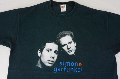 Vintage 2003 Simon & Garfunkel Old Friends tour shirt tagged XL folk rock duo - Picture 2 of 19