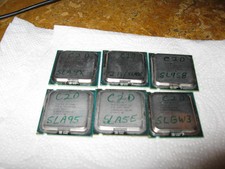 Lot of 6.. MISC. Intel Pentium CORE 2 DUO 775 CPU...USED