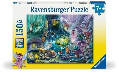 Ravensburger 2D Puzzle: Magischer Wald 150 Teile | Kinder ab 7+