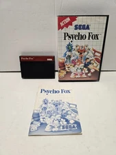 Psycho Fox Sega Master System SMS Complete in Box CIB